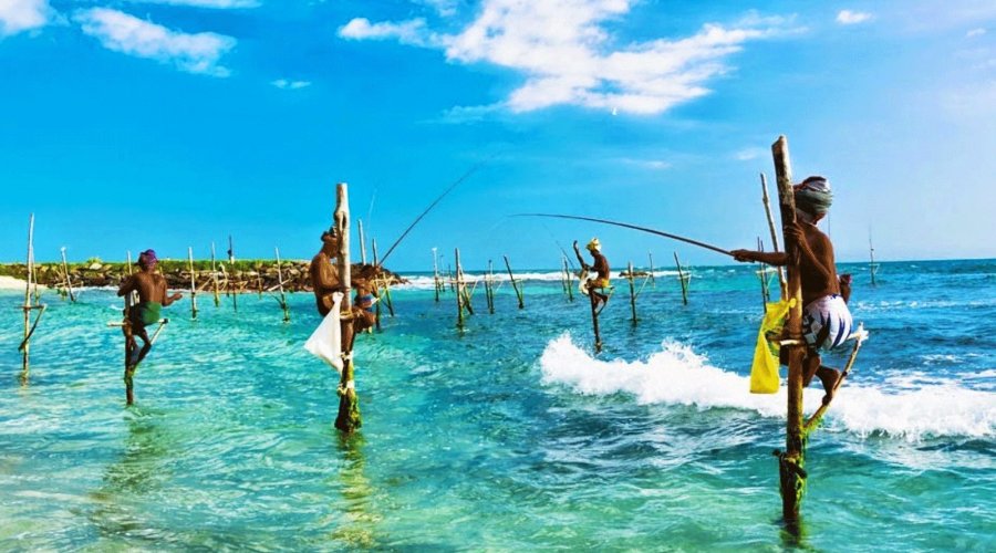 Stilt fishing