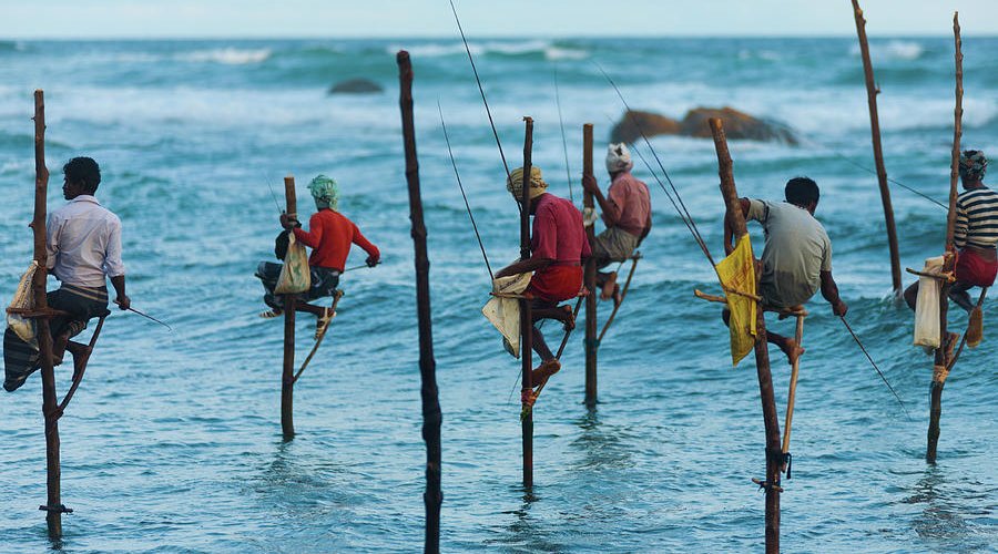 Stilt fishing