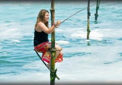Stilt fishing
